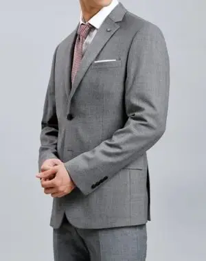 Tailored Wool Blend Blazer