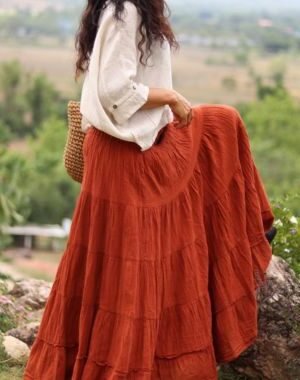 Boho Chic Maxi Skirt